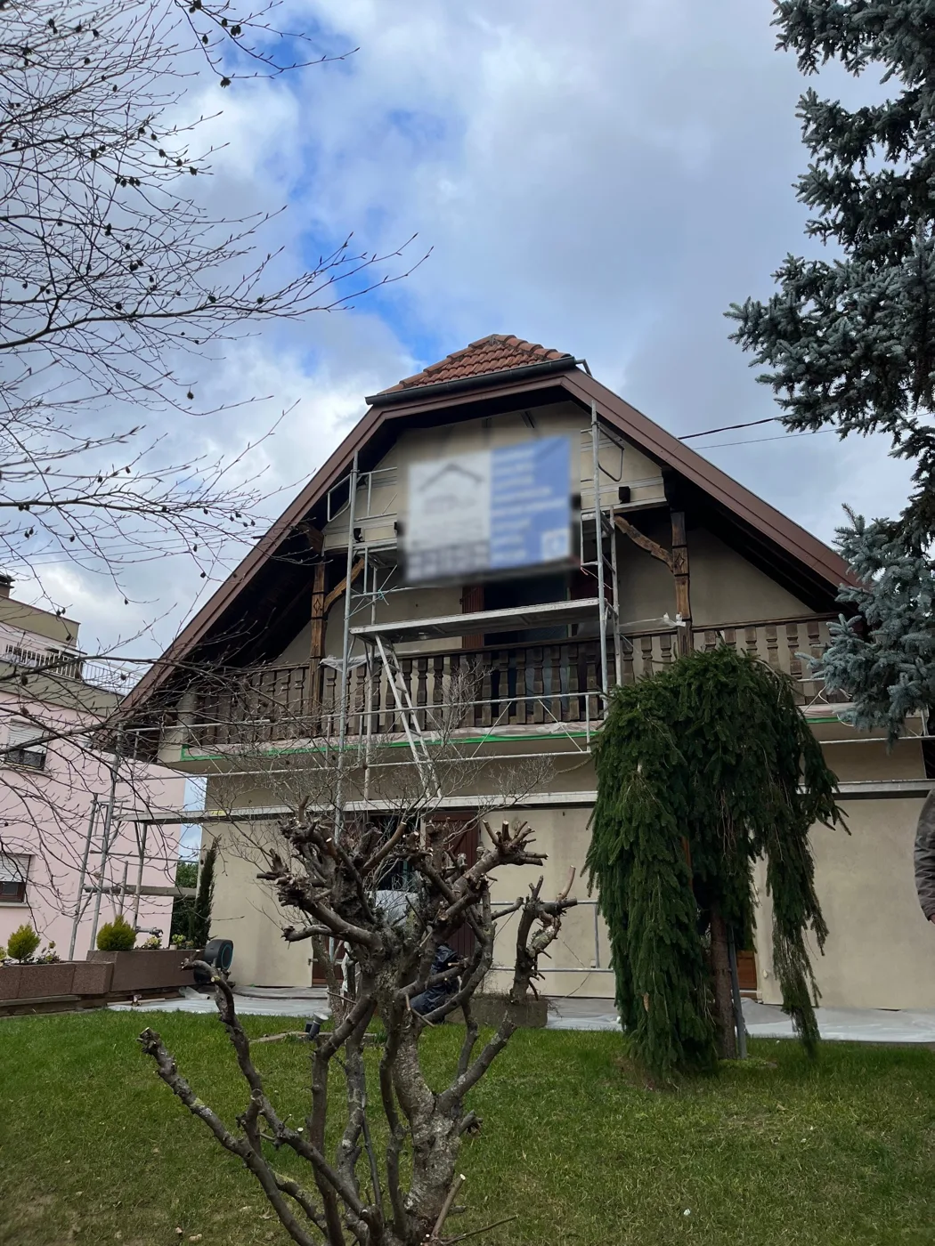 Ravalement de façade d'une maison à Haguenau