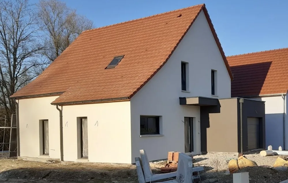 Ravalement de façade d'une maison à Soufflenheim